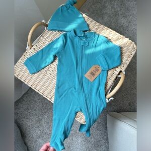 Chick Pea New with Tags Blue Sleeper & Hat